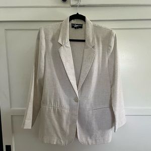 Vintage Linen Mix Blazer